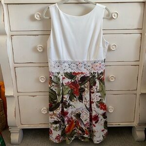 Chic White Dress with Subtle Shine